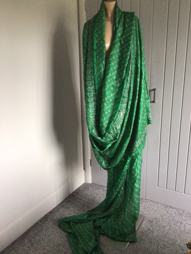 Vintage indian sari silk - indian, hand