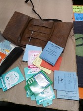 2 X Vintage Fishing Tackle Wallets Inc Bits.