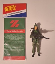 Action Force Z  Force Mini File Card Bio  Breaker Radio Operator
