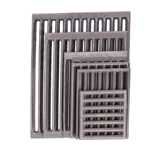 Square cast iron grate - cast,