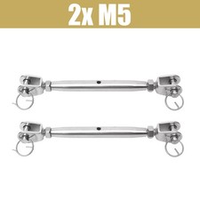 2x M5/M6/M8 Stainless Steel