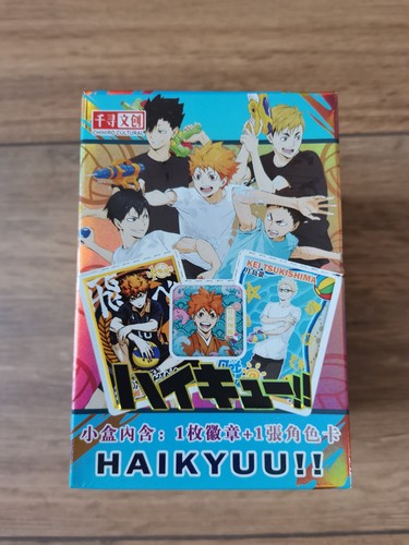 Haikyuu badge card japanese - haikyuu, &