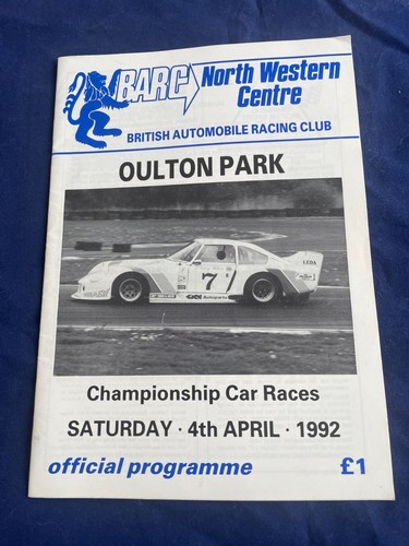 1992 barc championship car - 1992,