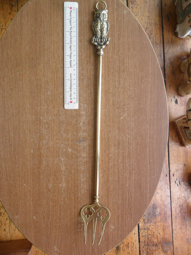 Vintage brass owl bird - owl,