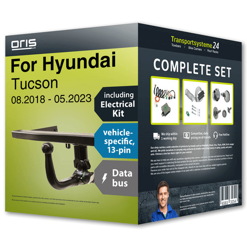 Towbar detachable for - , hyundai