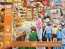 Corner Piece Puzzles 1960’s Newsagent By Trevor Mitchell 1000 Piece Jigsaw