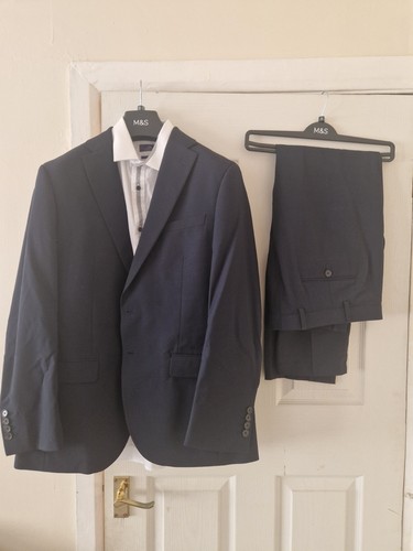 Men navy blue suit size - men's,