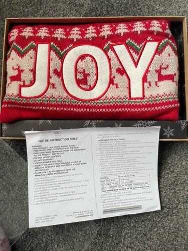Christmas joy microwavable - m&s,