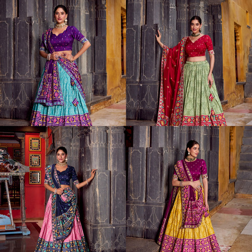 Tasar silk lehenga choli - silk,