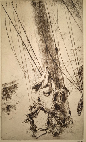 Briscoe hauling boat ship - boat, ship's