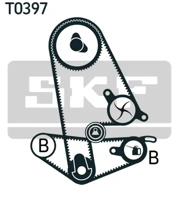 Water pump timing belt - pump, kit