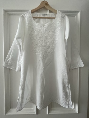 White indian tunic and trouser - indian,