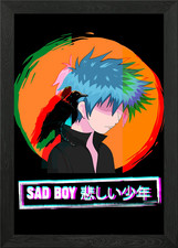 Sad Anime Boy Raven Crow