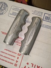 Schwinn Silver Grips "Grey Ghost" "Manta Ray" Silver Mist Krate Stingray 2