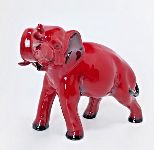 Royal doulton flambé elephant - doulton,