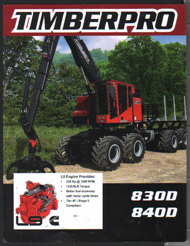 Timberpro 830d and 840d - 830d, timber