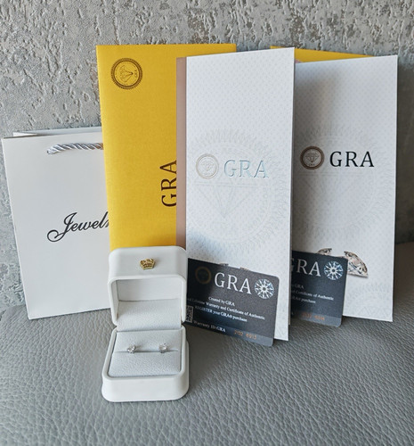 Gra round moissanite - gra,