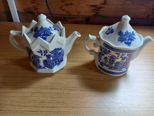 Vintage blue white - 2, &