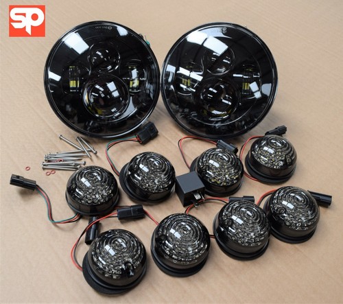 Rhd black smoked led light - black,