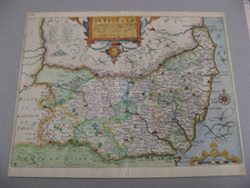 100% ORIGINAL SUFFOLK MAP BY