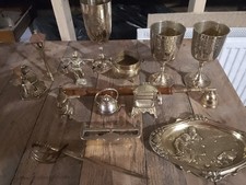 job lot ,Lovely Collection Of Brassware ,14 Items In Total,Curios And Rare Items