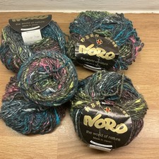 Noro Silver Thaw 4 x 50g 3 unused 1 part pulled back , mixed colours