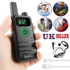 2x PTT LED Mini Walkie Talkie