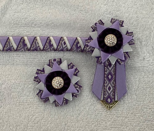 Lilac silver and - silver, plaid
