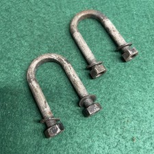Triumph Pre Unit Nacelle Handlebar U Bolt 97-0660 H660 x2 with Nuts Used