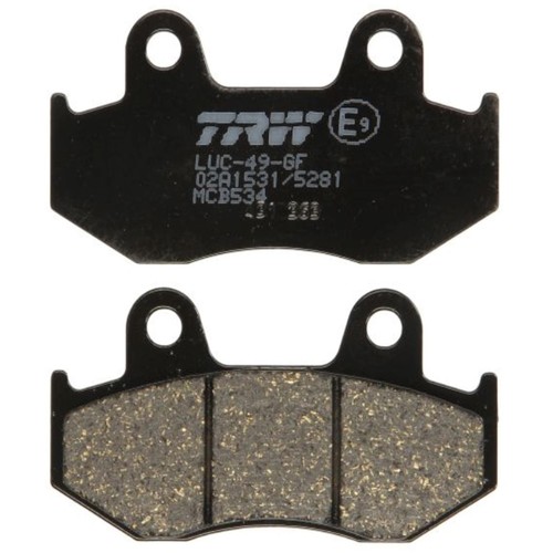 Trw front brake pads - for, honda