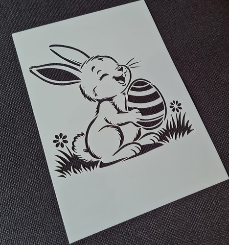 Easter bunny spring stencil - bunny,