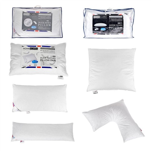 Homescapes feather pillows - homescapes,