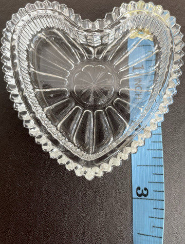 Heart shaped clear pressed - heart-shaped,