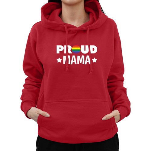 Proud mama hoodie pride lgbtq - proud,