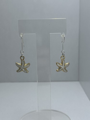 Novelty white starfish - white,