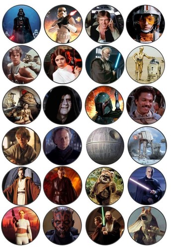 Star wars theme - wars, edible