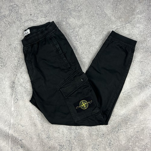 Stone island black cuffed - stone,