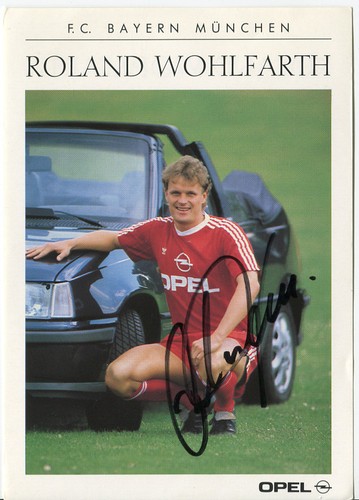 Roland wohlfarth autograph - roland,