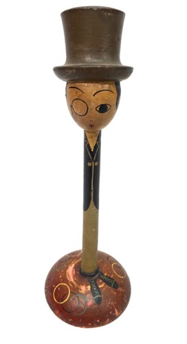 Antique wooden hand painted - antique,