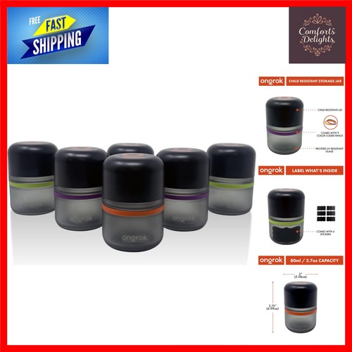 Glass storage jars with - glass,