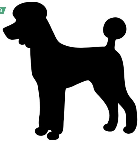 Poodle dog vinyl decal sticker - poodle,