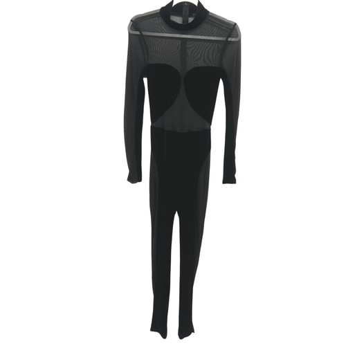 Y2k sheer mesh catsuit - sheer,
