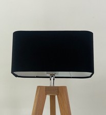 Lampshade Black Velvet Rounded