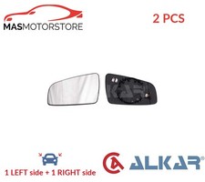 REAR VIEW MIRROR GLASS PAIR LHD ONLY ALKAR 6411441 2PCS A FOR OPEL ZAFIRA B
