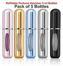 5 x Empty Fragrance Bottles