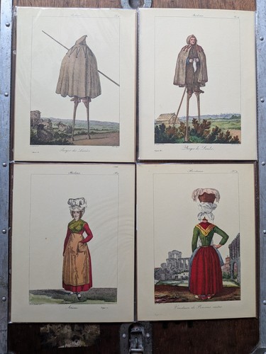 Vintage french costume - french, prints