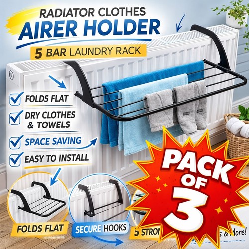 Pack bar radiator airer - pack, of