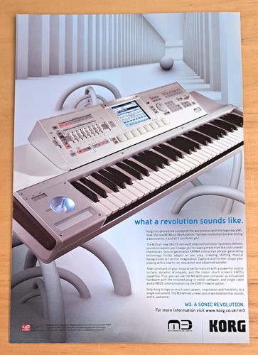 Korg workstation sampler - m3,