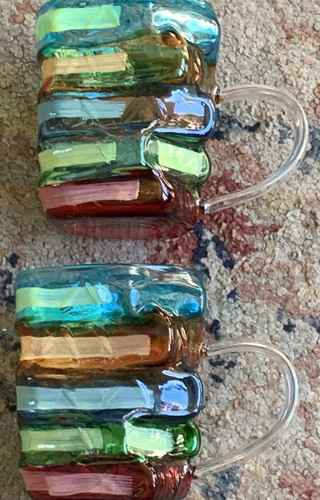 Book shaped stack glass - stack,