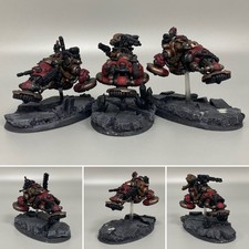 3 HERNKYN PIONEERS LEAGUES OF VOTANN WARHAMMER 40K SQUATS 40,000 JET BIKES